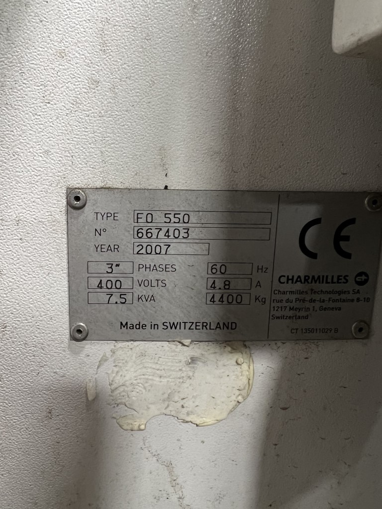 Charmilles FO-550-S Sinker EDM, Machine ID: 8482